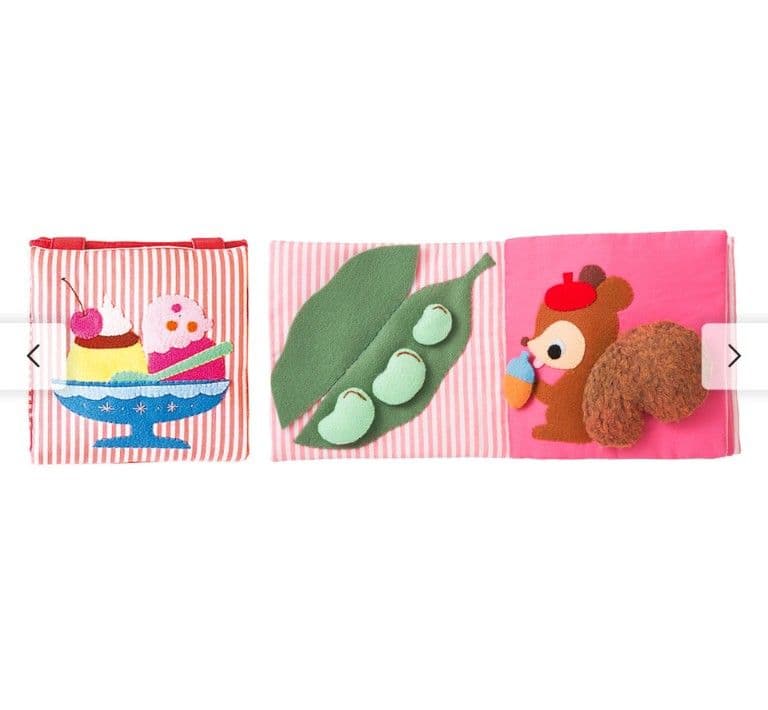 フェリシモ　ママおしえて　レトロでかわいい　仕かけ布絵本の会　４セット