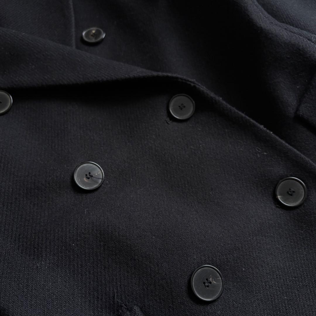 ZARA MANTECO 黒 ダブルチェスターコート XS ウール混 ロング ZARA