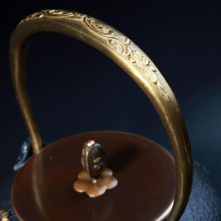 鉄器 急須 伝統工芸 手作り 鉄分補給 鉄瓶 SY-004