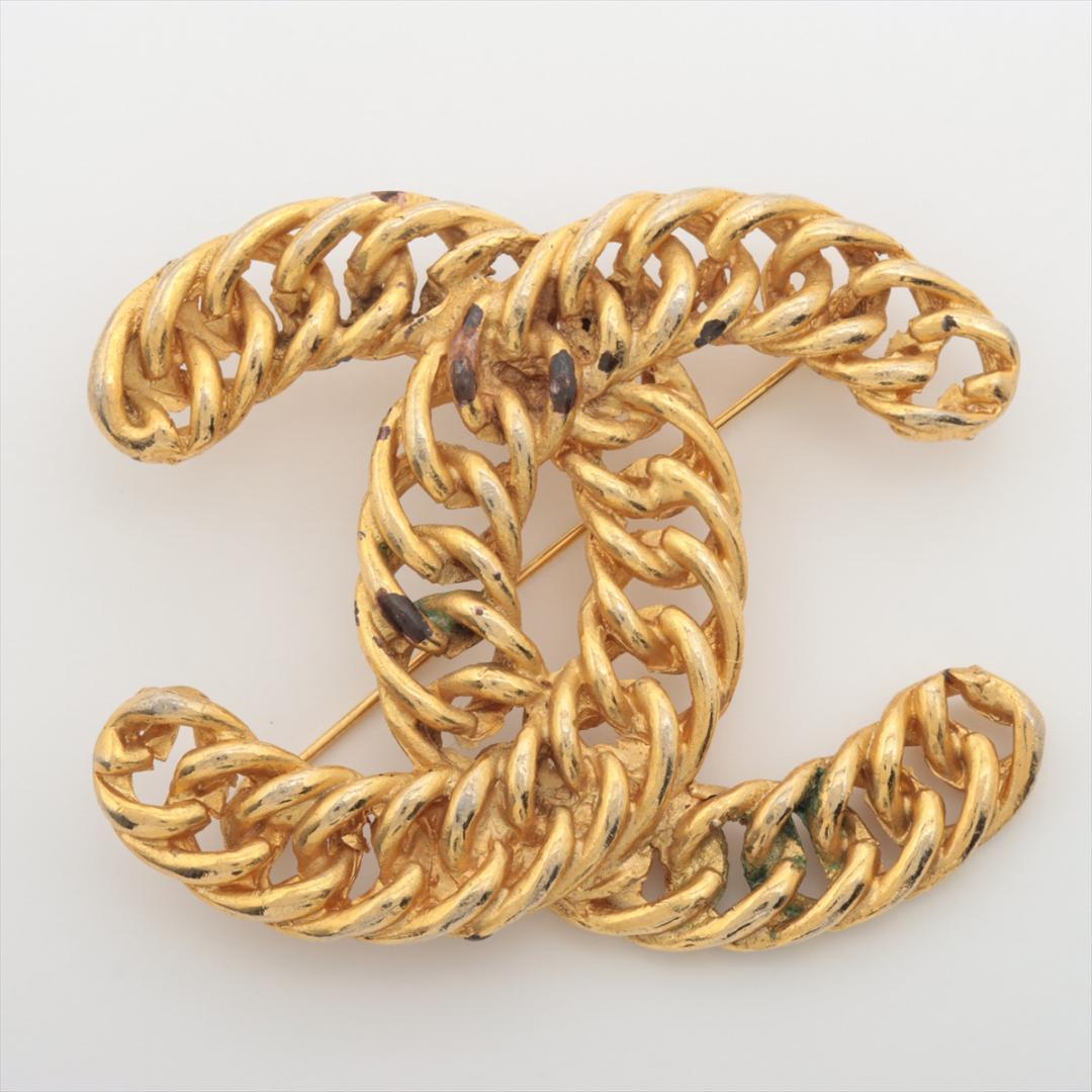 希少！ CHANEL☆シャネル ココマーク ゴールド ブローチ