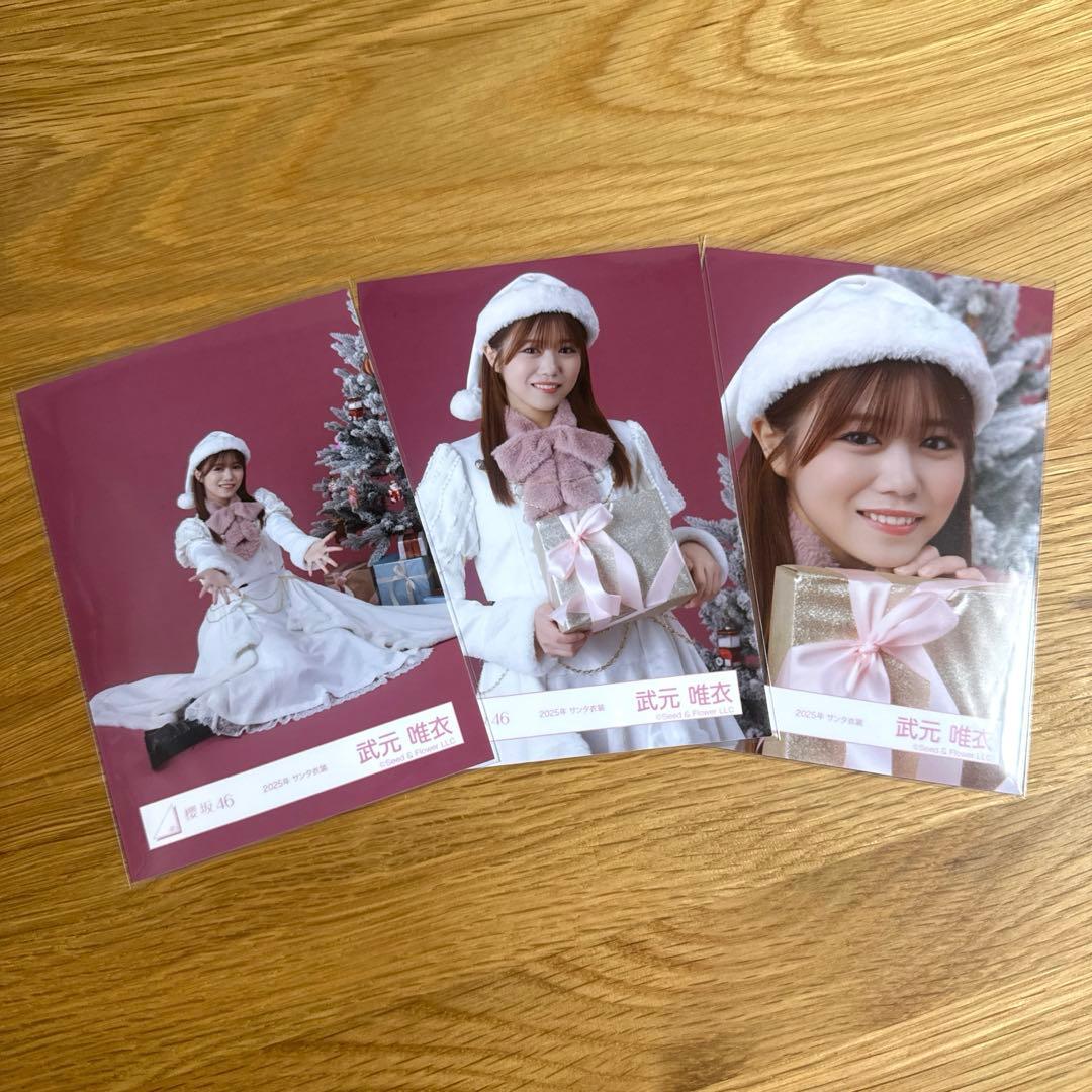 櫻坂46 生写真 武元唯衣 2025年 サンタ衣装 セミコンプ - メルカリ