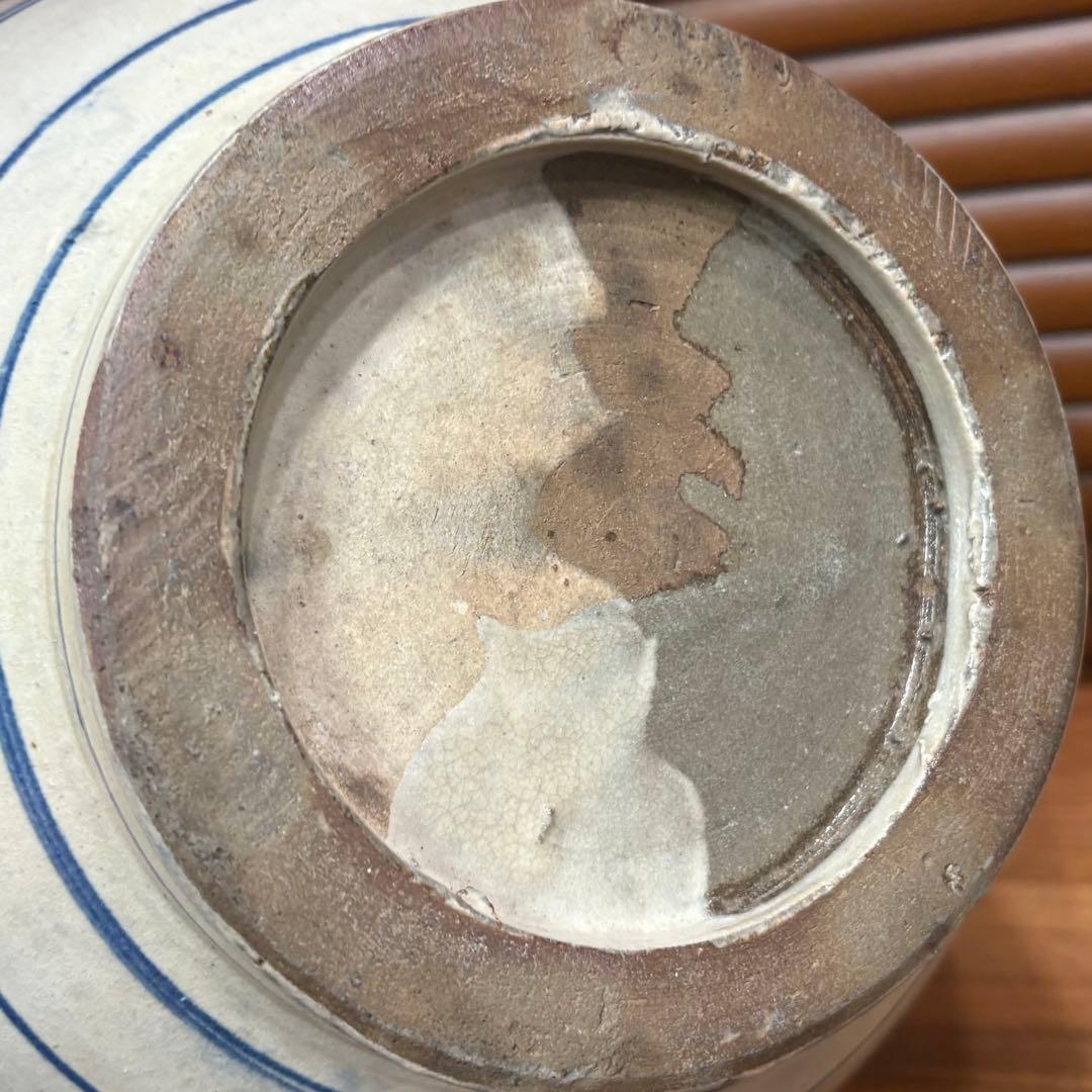 特大　染付徳利　民芸