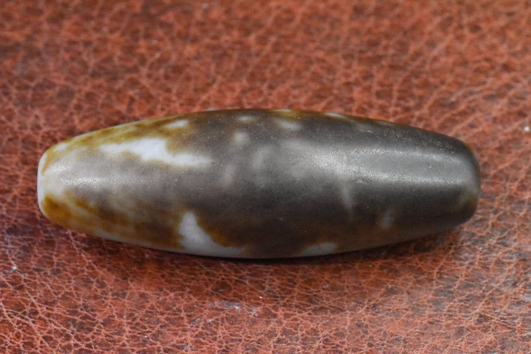 紋様不明 謎の天珠 骨董風・水紋天珠 26mm - 石縁パワーストーン専門店