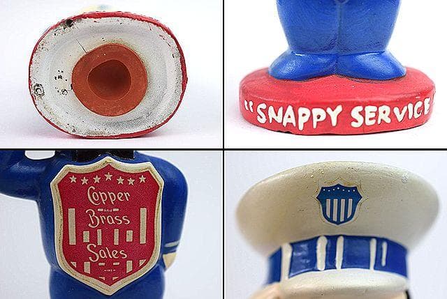 1970’ｓ SNAPPY SERVICE スナッピー ビンテージ 貯金箱 陶器