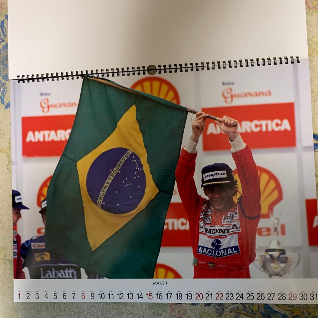 アイルトン・セナ ポートレート カレンダー 1992年 美術品