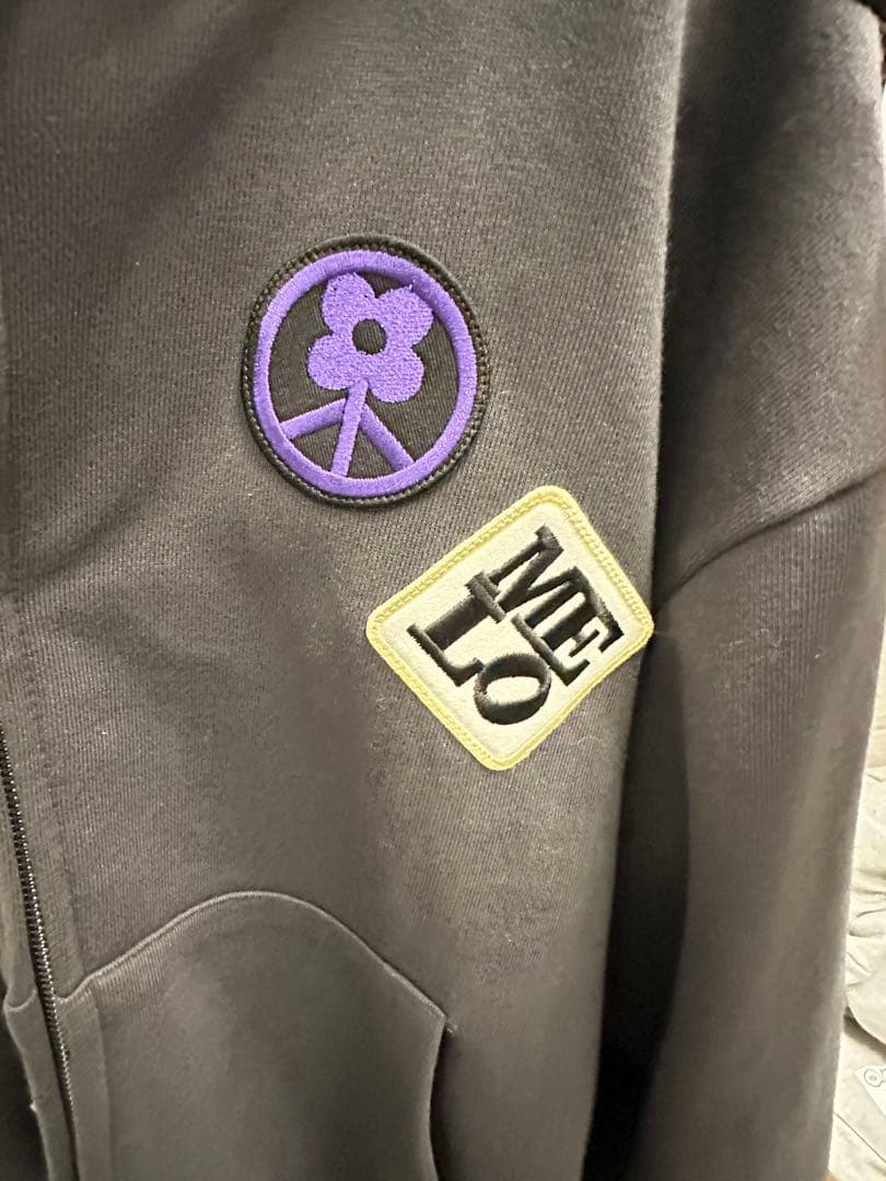 マウスラビット　パーカー　イェソン　韓国　チャコール