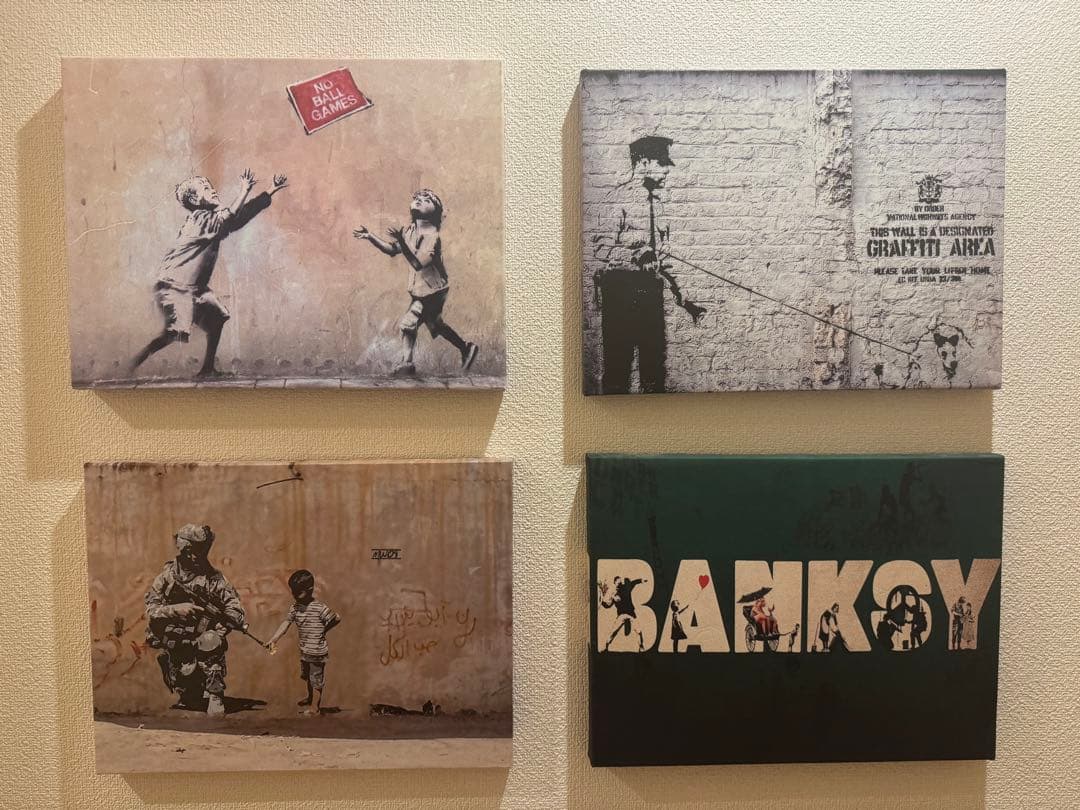 バンクシー アートパネル8枚セット
