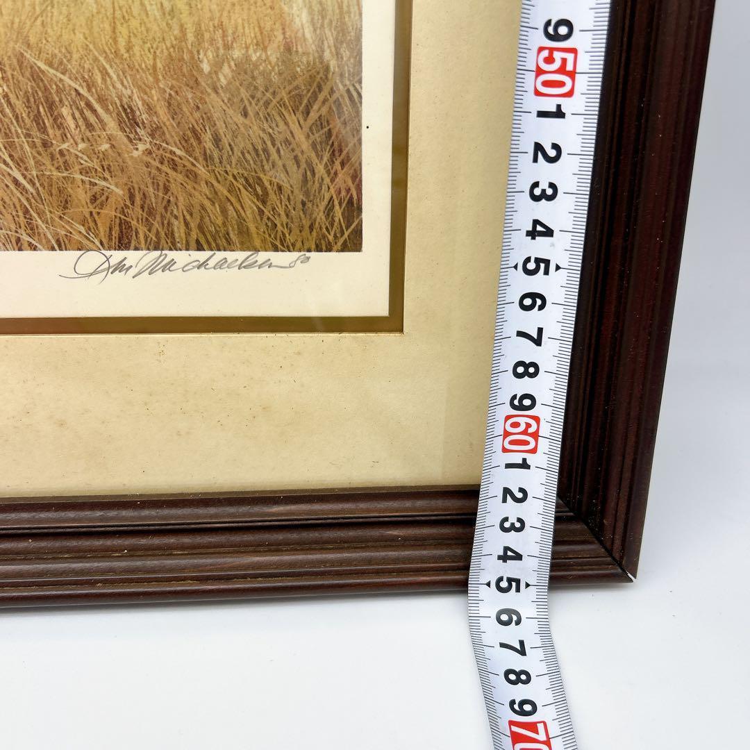 ケン・マイケルセン　オータム・ウィングス サイン入り　プリント　約70 x 50