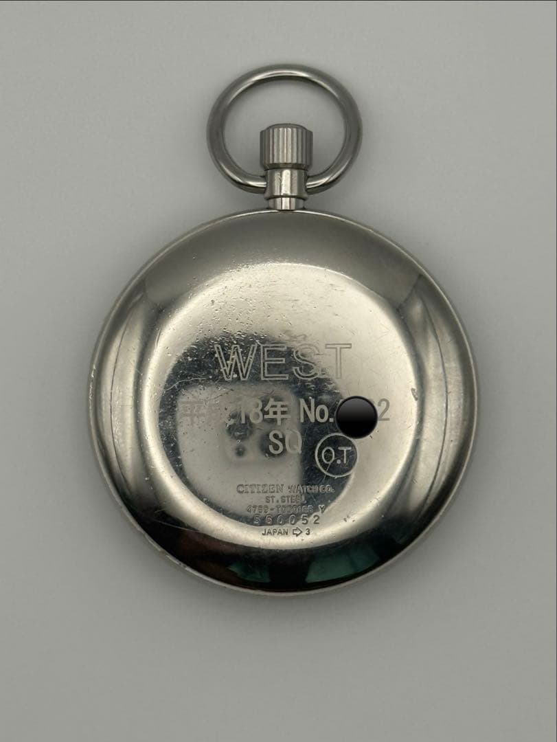 y*m様 CITIZEN JR 懐中時計　② 動作品