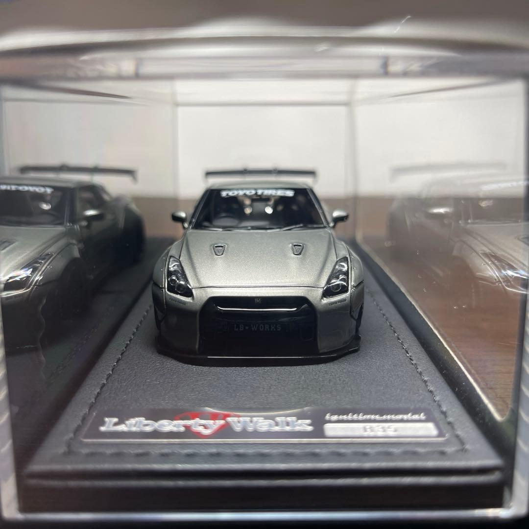 ミニカー ignition momel LB-WORKS GT-R R35 1/43