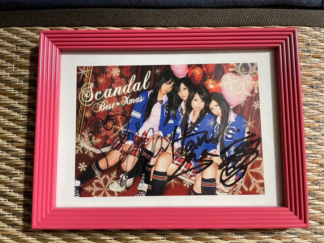 SCANDAL サイン入りポストカード