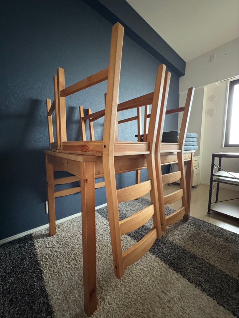 IKEA イケア　テーブルセット　※クッション付き