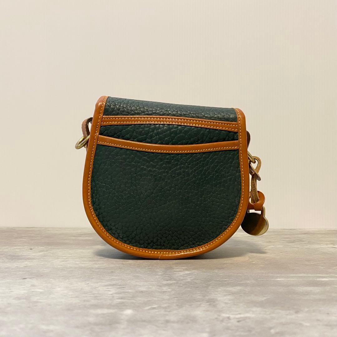 【極美品】ドゥーニー&バーク ショルダーバッグ ポシェット ビッグロゴ レザー