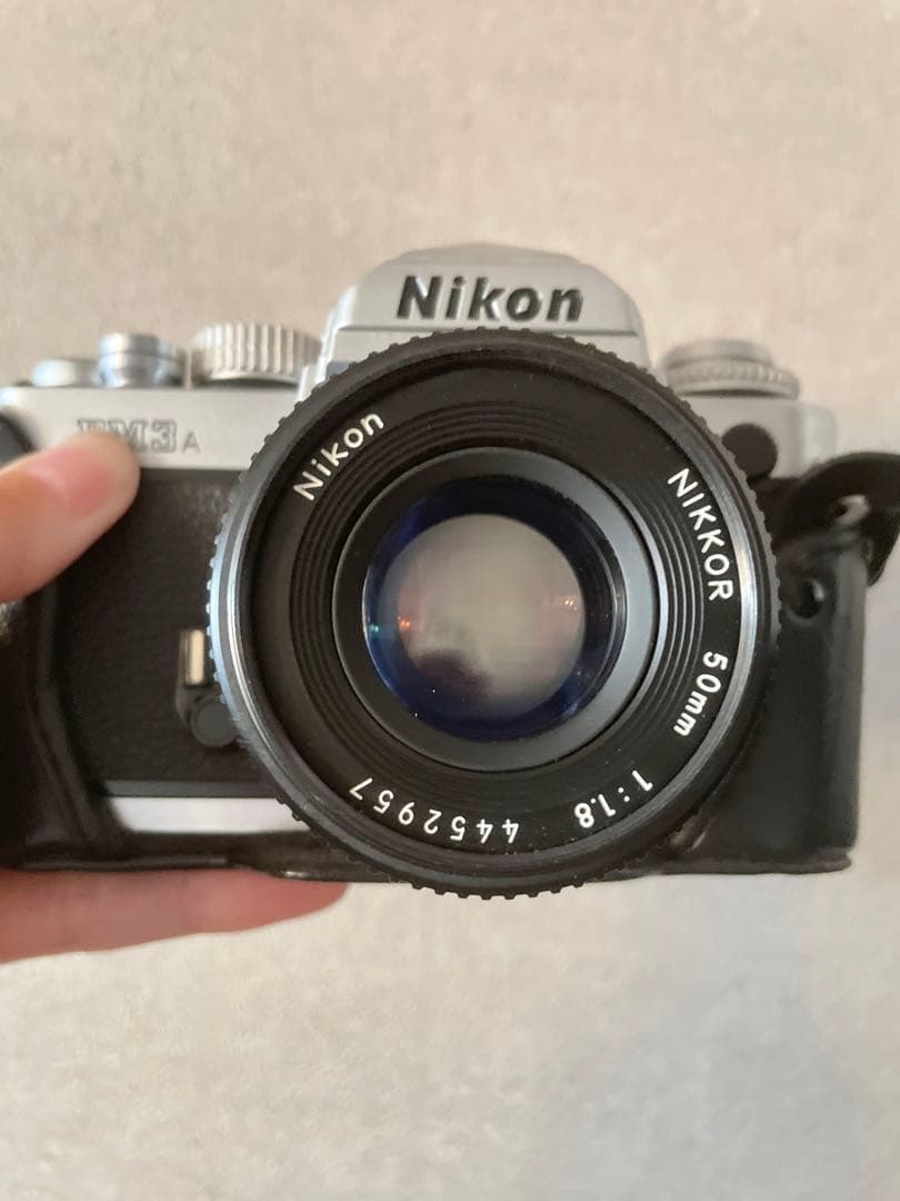 週末限定値下げ‼︎Nikon FM3A シルバー N 50mm f1.8 レンズ