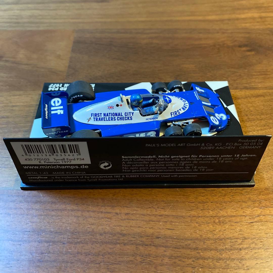 ロニー・ピーターソン ティレル フォード P34 6輪車 1977年 ／ F1