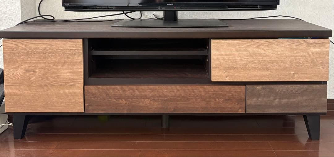 ニトリ テレビ台(ローボードランダム140 LB DBR) - メルカリ