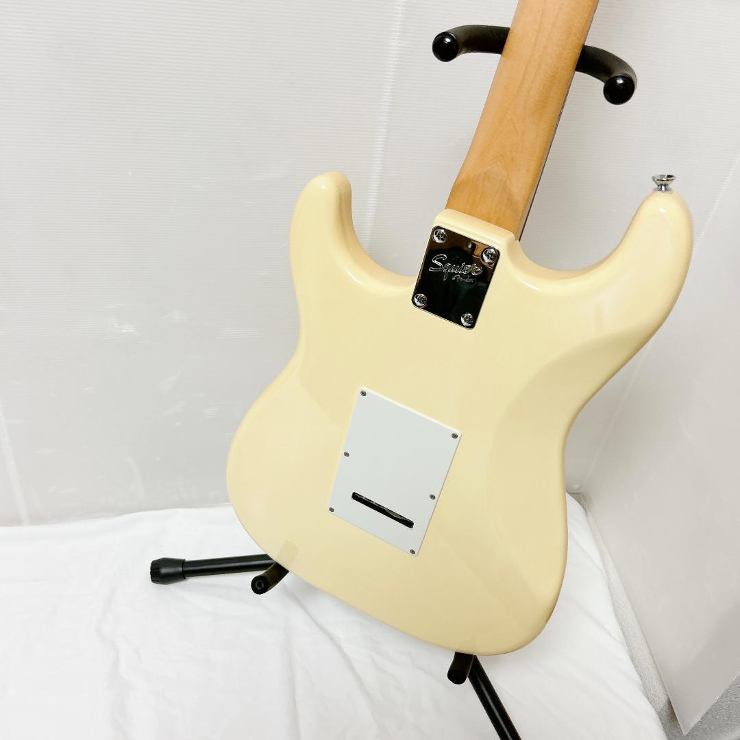 美品 Squier スクワイヤー ストラトキャスター ホワイト 白
