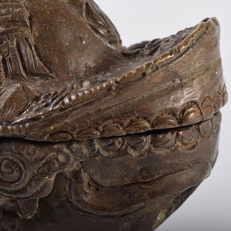 中国 古銅 唐銅 三つ足香炉 C R8684 - メルカリ