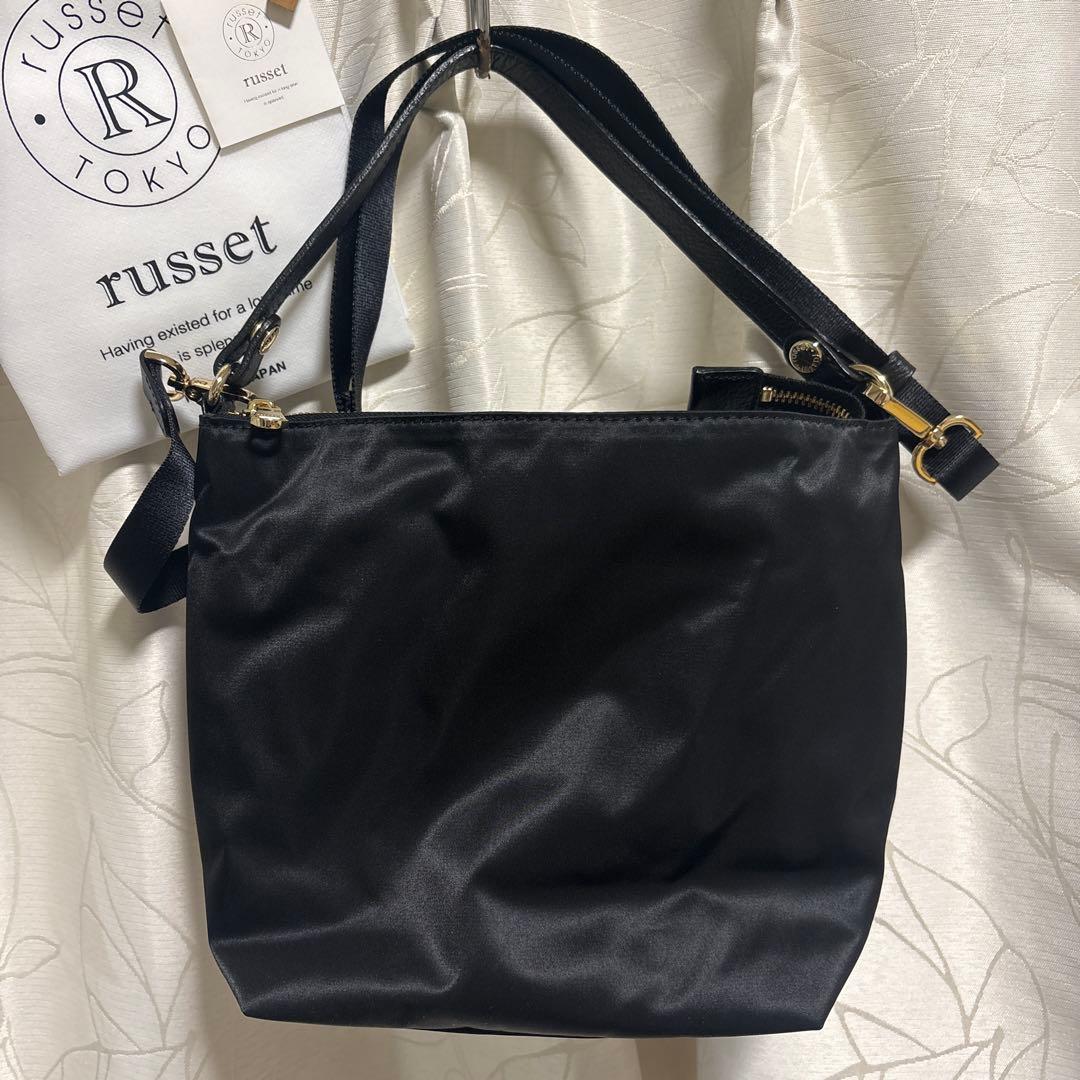 ほぼ未使用ラシット今期軽量ロングセラーシンプル2wayショルダーバッグ