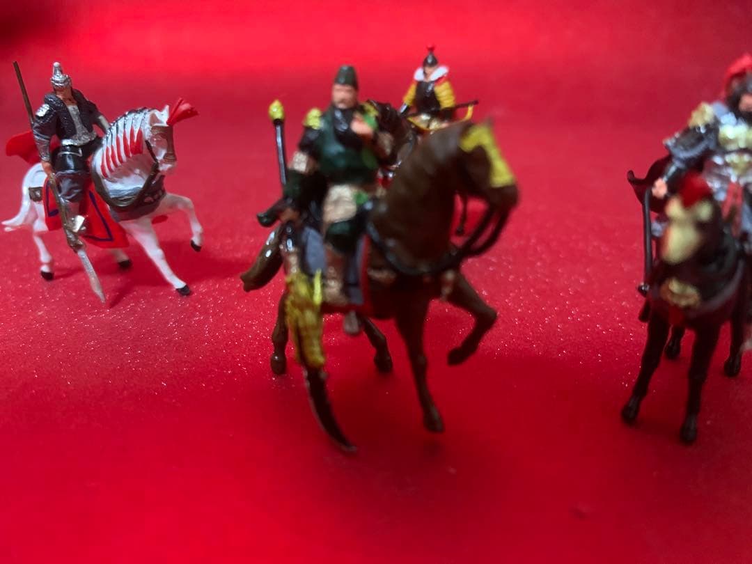 三国志　五虎大将出陣　フィギュア　1／80