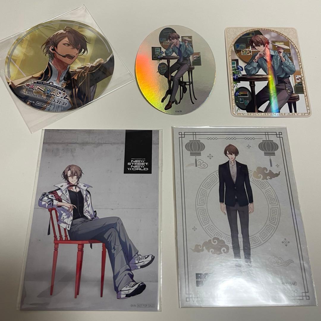 にじさんじ 加賀美ハヤト アクスタ 缶バッジ アクリルブロック ポスト