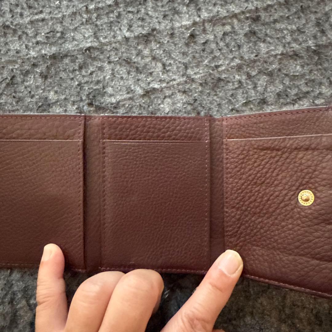 ATAG タイル模様 二つ折り財布 マルチカラー