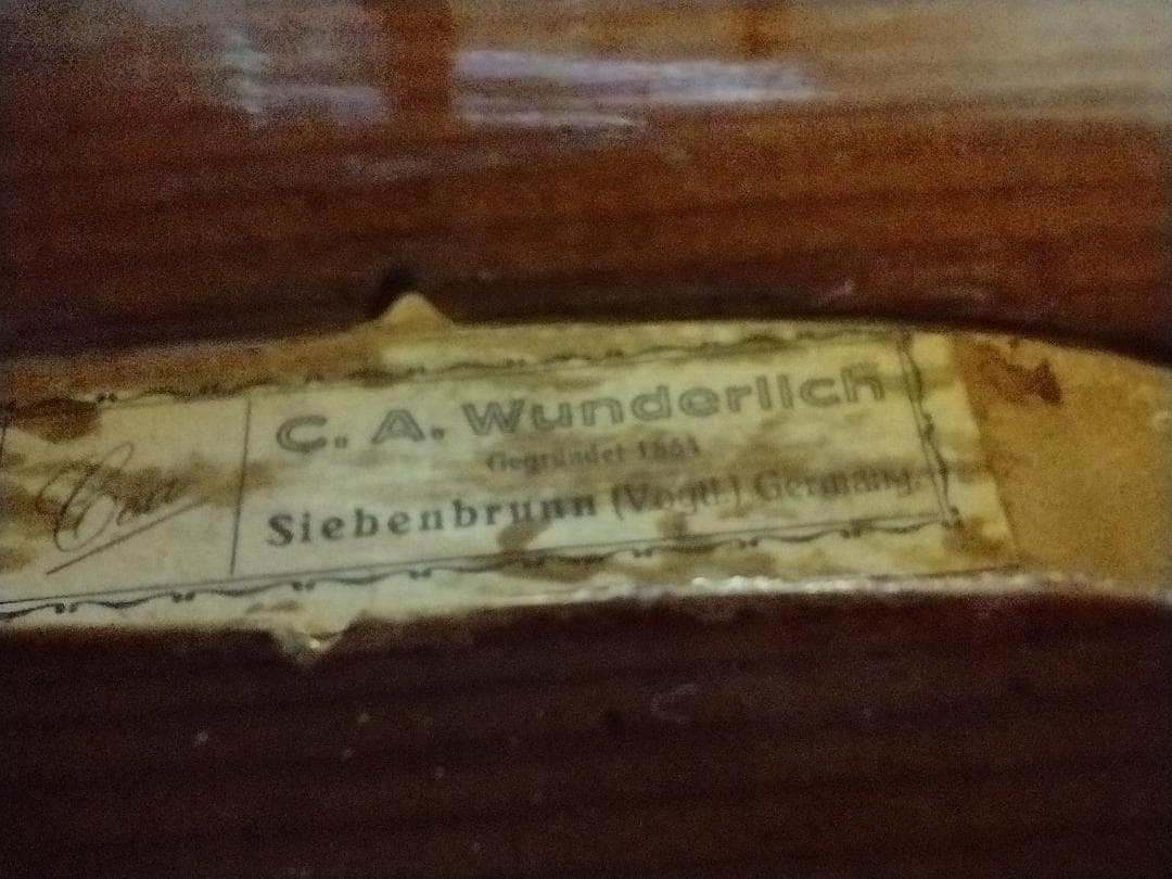 ビオラ C. A. Wunderlich Siebenbrunn 1910年頃