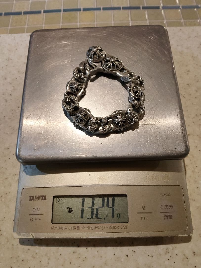 テ*ン様 総重量132.4g　激レア　ゼニスクロスブレス　A＆G クロムハーツ