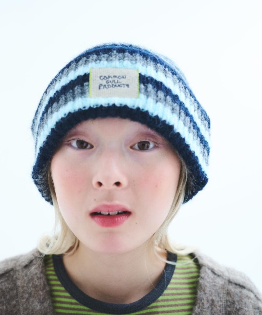 common gull products. 記憶の中のガルニット帽弟子 グレー