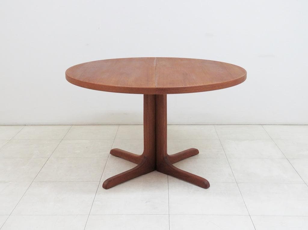 北欧 デンマーク ヴィンテージ エクステンション ダイニングテーブル チーク拡張