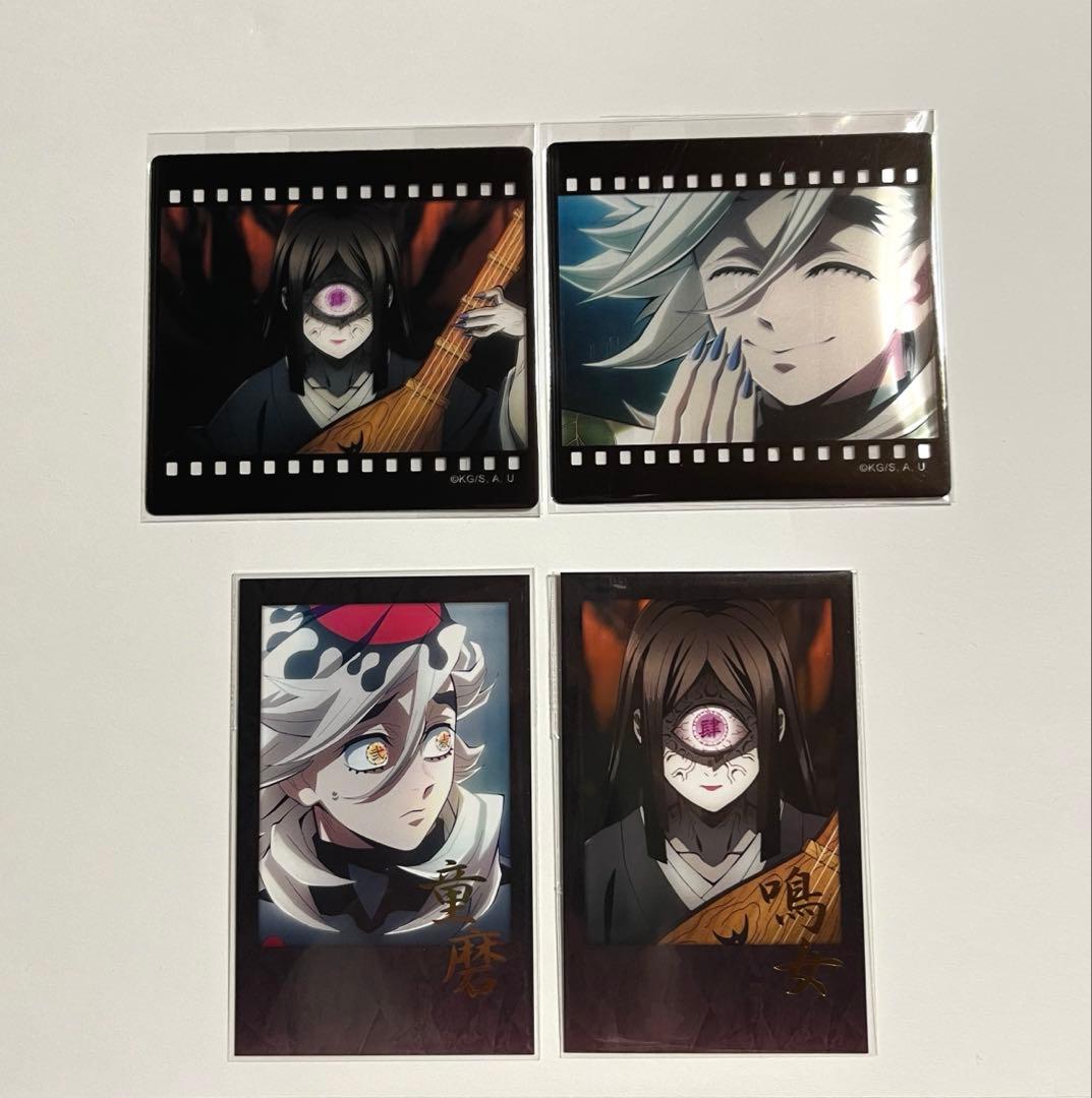 鬼滅の刃 ダイニング 箔押しチェキ風ブロマイド フィルム風クリア