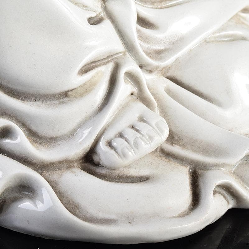 中国 徳化窯白磁 観音菩薩像 C 7889E - メルカリ