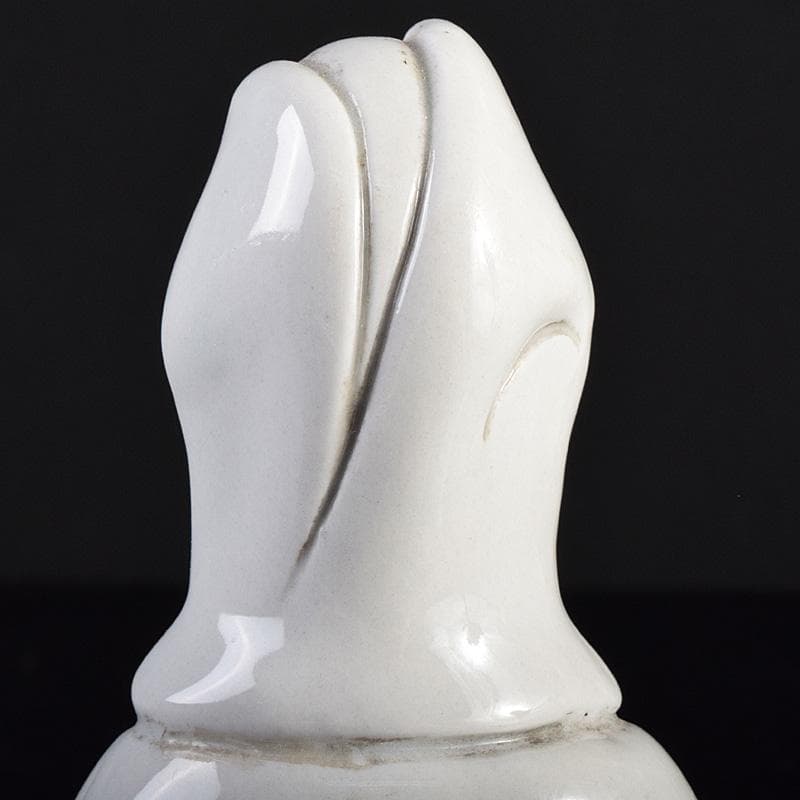 中国 徳化窯白磁 観音菩薩像 C 7889E 白磁観音