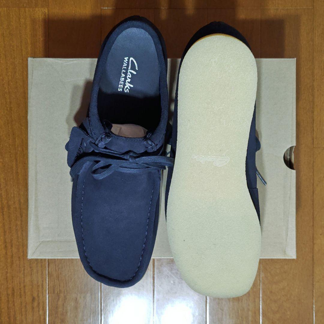 CLARKS ワラビー WALLABEE EVO 28.5cm NAVY