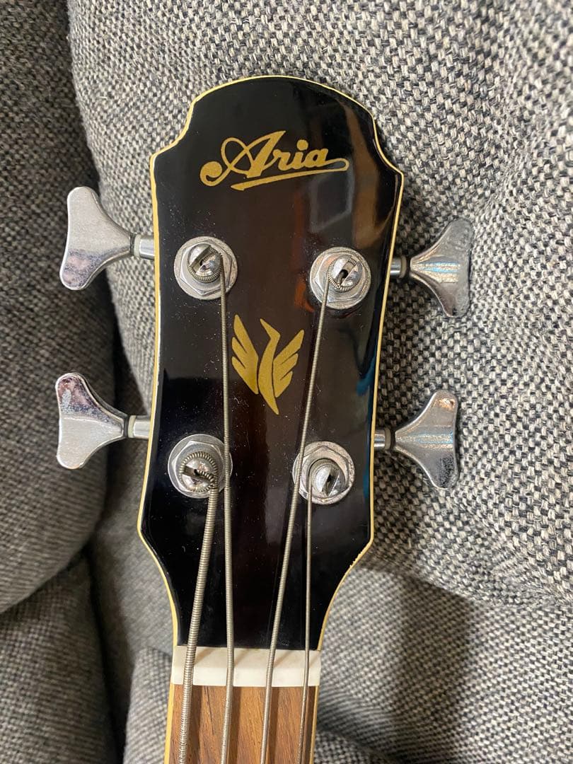 美品】エレアコ 黒 アコースティックギター ARIA AMB-50B 年代物