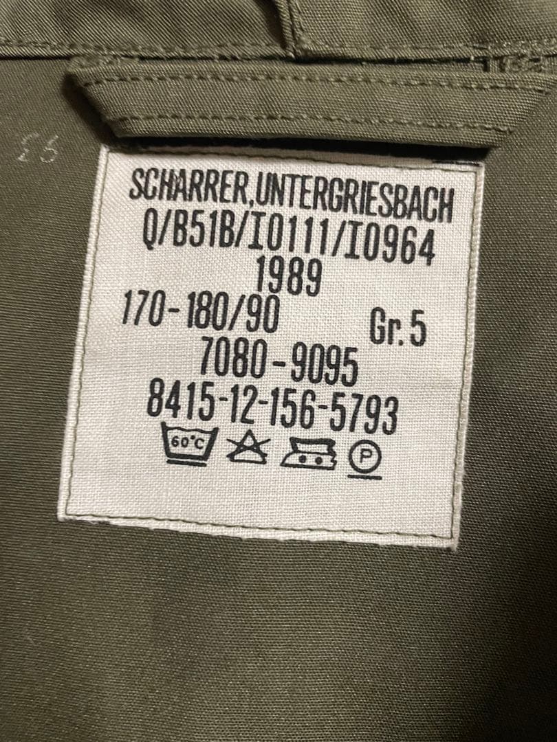 ドイツ軍 SCHARRER.UNTERIESBACH モッズコート 中田商店 - メルカリ
