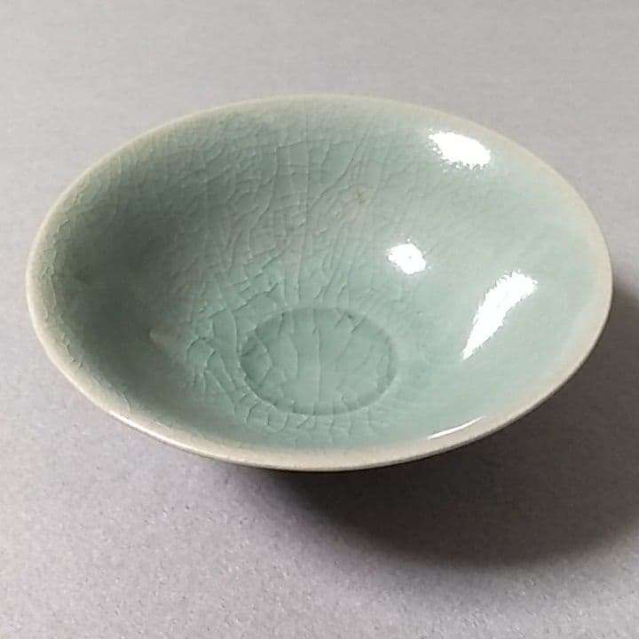 青磁茶碗　高麗青磁茶碗　鈴木五風氏作　大分県
