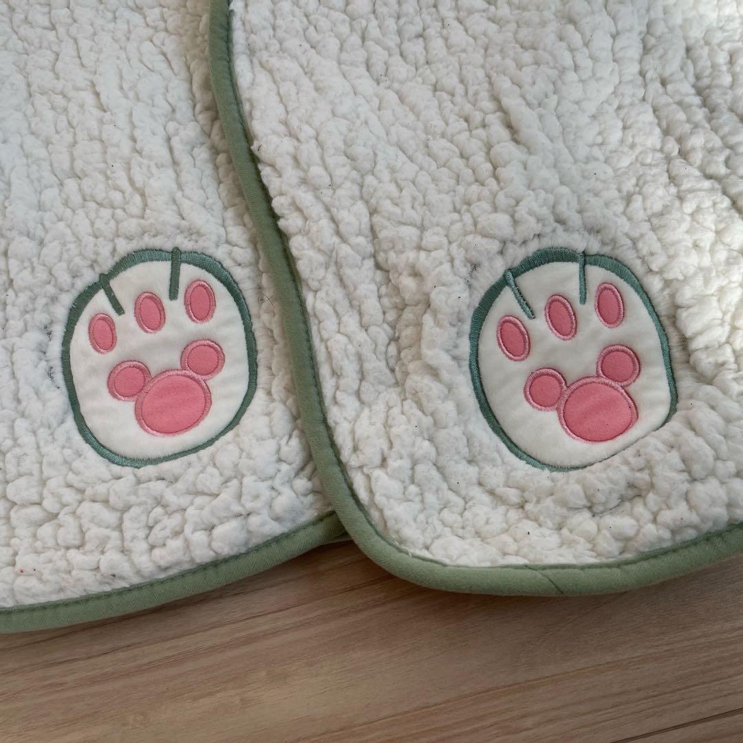 香港ディズニーランド　ジェラトーニ　もこもこフード付きブランケット