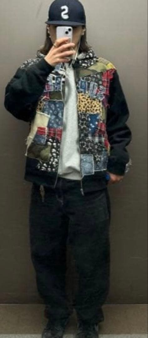 ⭐️ハニ着用⭐️Supreme パーカー　パッチワーク