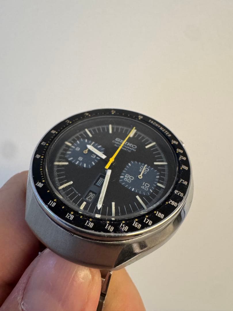 SEIKO 自動巻きクロノグラフ 茶馬　黒馬　セット