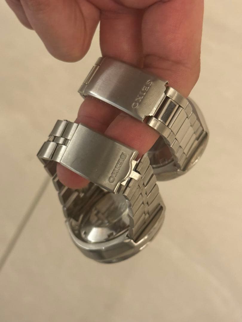 SEIKO 自動巻きクロノグラフ 茶馬　黒馬　セット