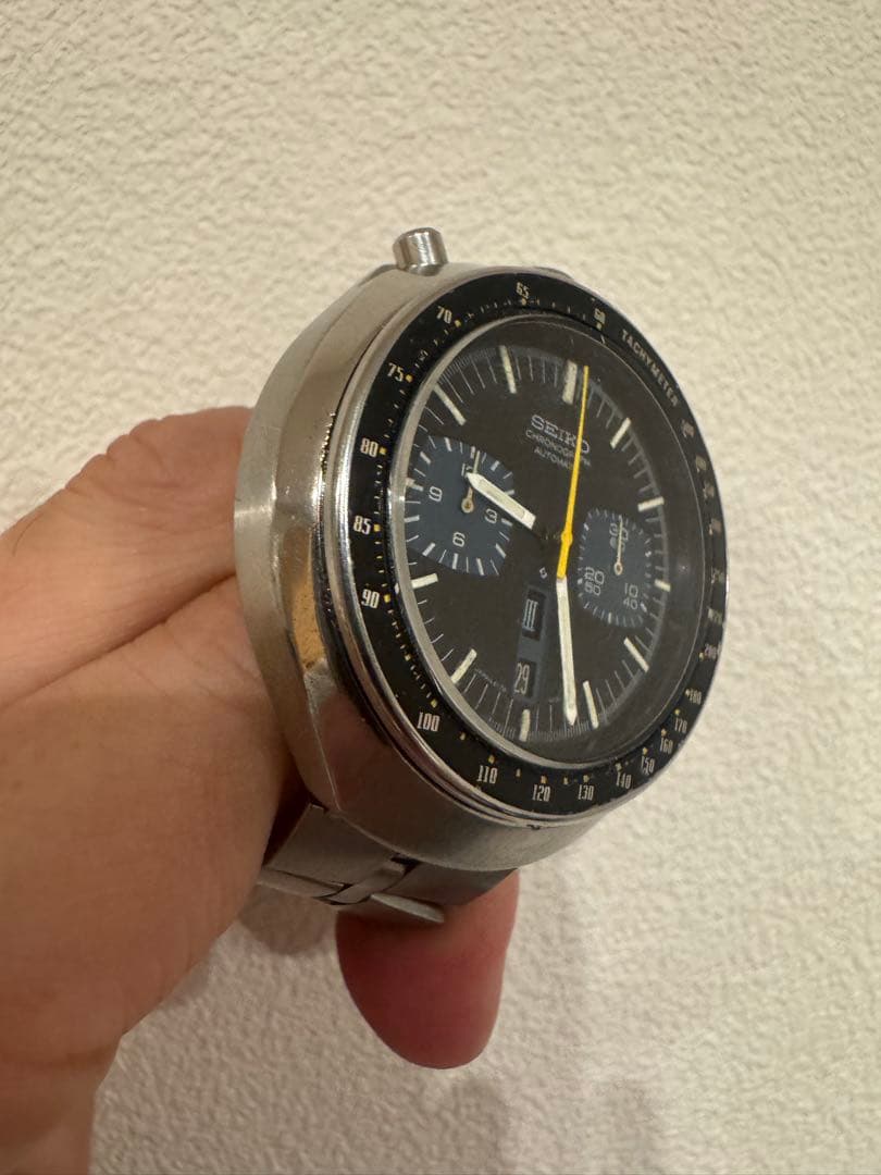 SEIKO 自動巻きクロノグラフ 茶馬　黒馬　セット