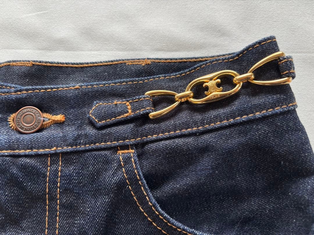 CELINE セリーヌ　エディ期　デニムキュロット