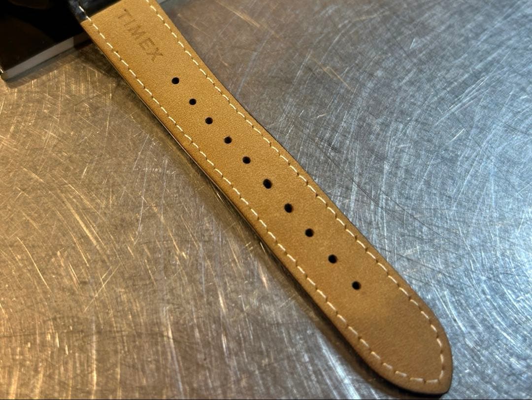 【美品】TIMEX DENHAM 自動巻き腕時計 ブラック