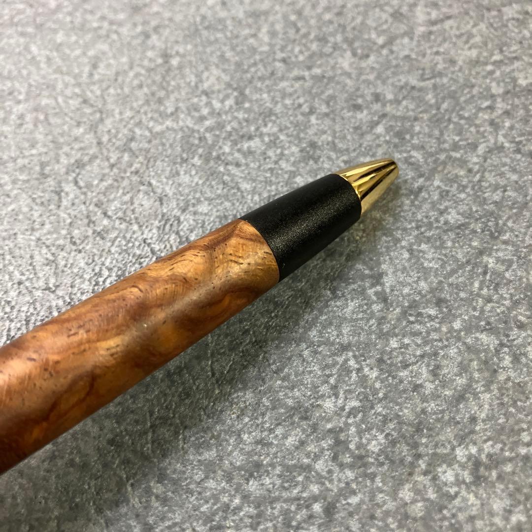 ボナンペン 本花梨瘤源平(アフゼリア) 真鍮金具 シャーペン 検索用