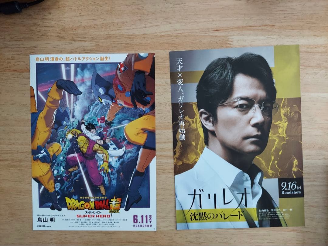 映画チラシ　フライヤー　組み合わせ 枚数増減 相談可