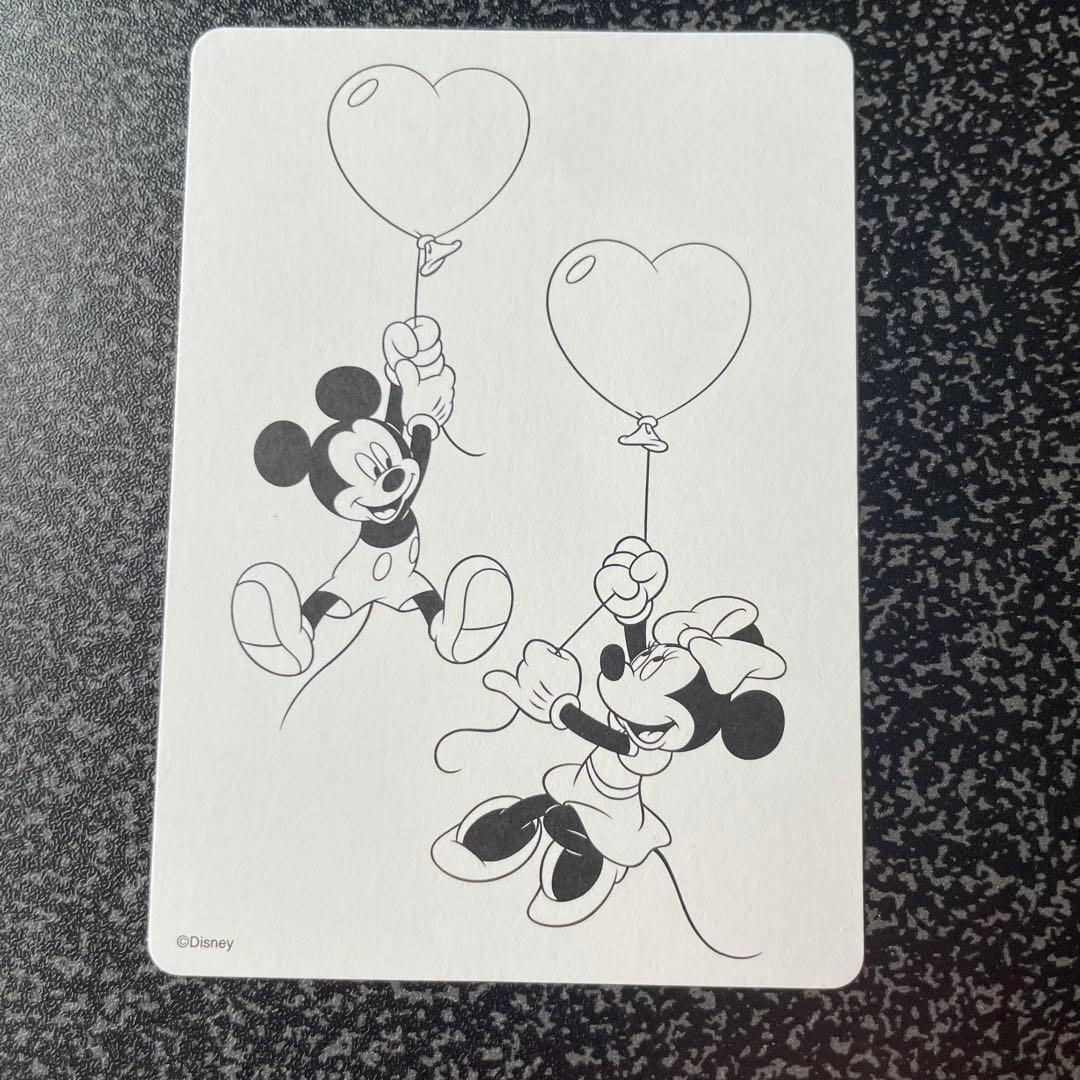 ディズニーストア じゃんけんカード 塗り絵 72番 ディズニーストア