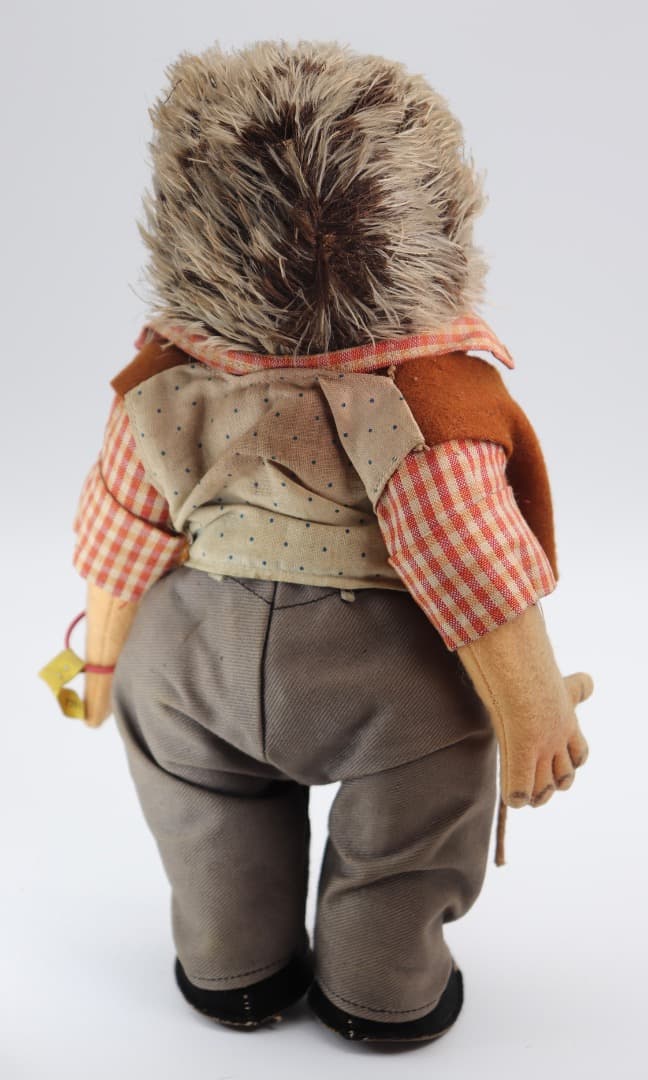 STEIFF \"MECKI\" 28cm ハリネズミのアンティークドール