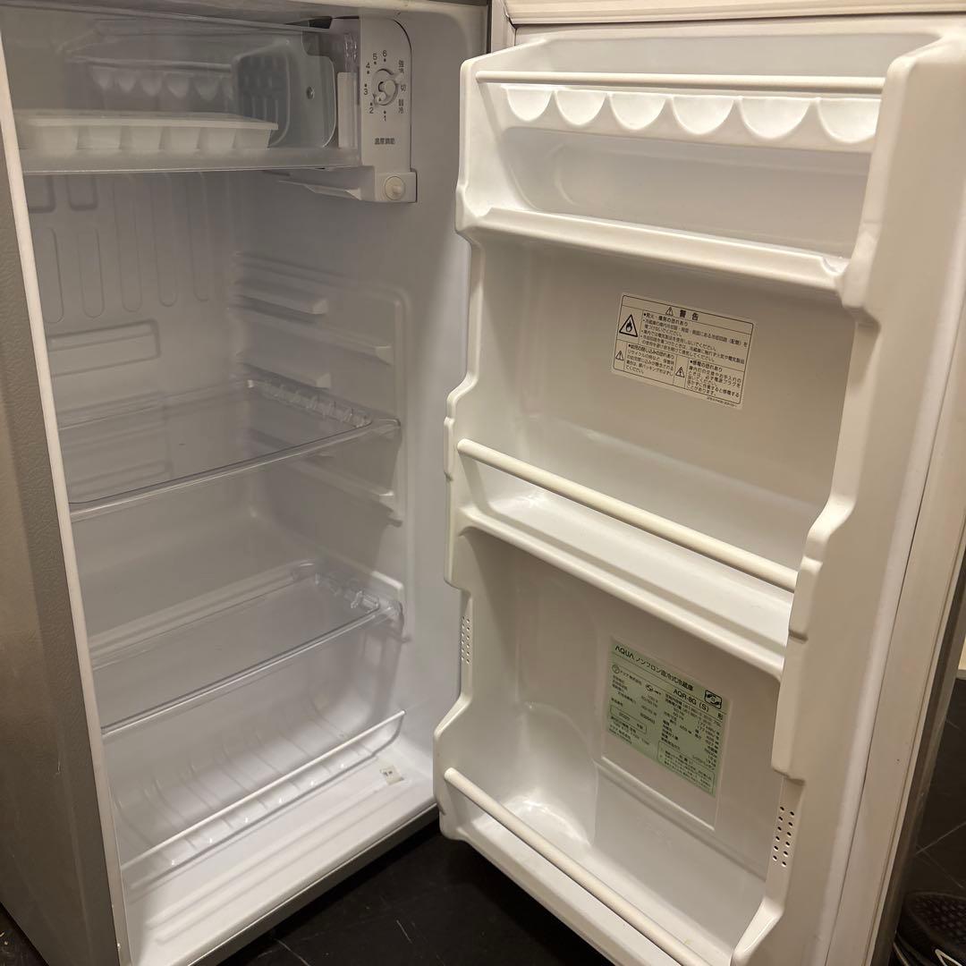 直接受渡:荻窪 AQR-8G-s AQUAノンフロン直冷式冷蔵庫　2020年製
