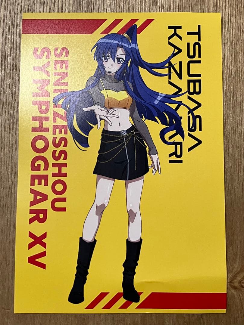 127 シンフォギア タワレコ 風鳴翼　ポストカード　ステッカー